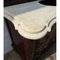 Dressing Table in Mahogany with Marble Countertop with Mirror, Set of 2 6