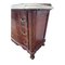 Dressing Table in Mahogany with Marble Countertop with Mirror, Set of 2 3