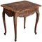 Small Antique Rococo Side Table in Walnut, 1800 2