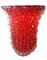 Vintage Italian Red Murano Glass Vase from Barovier & Toso, 1955, Image 1