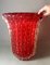 Vintage Italian Red Murano Glass Vase from Barovier & Toso, 1955, Image 20