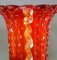 Vintage Italian Red Murano Glass Vase from Barovier & Toso, 1955, Image 10