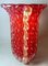 Vintage Italian Red Murano Glass Vase from Barovier & Toso, 1955 7