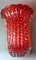 Vintage Italian Red Murano Glass Vase from Barovier & Toso, 1955 4