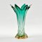 Vase Mid-Century en Verre de Murano Torsadé, 1960s 1