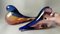 Große Vögel aus Murano Sommerso Glas von Archimede Seguso, 2er Set 20