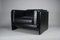Italian Black Leather Lounge Chair by Tito Agnoli for Poltrona Frau, 1994 4