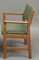 Vintage Green Fabric Chair from Edsbyverk, Sweden, 1960s, Image 2