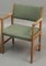 Vintage Green Fabric Chair from Edsbyverk, Sweden, 1960s, Image 1