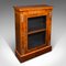 Antique English Walnut Pier Cabinet, 1870s, Image 2