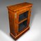 Antique English Walnut Pier Cabinet, 1870s 7