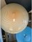 Amber-White Sphere Pendant in Murano Glass by Simoeng 6