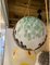 Lampe à Suspension Murrine Sphere Verte et Noire en Verre de Murano par Simoeng 5