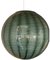 Lámpara colgante Spider Sphere en blanco lechoso y verde de cristal de Murano de Simoeng, Imagen 1