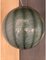Lámpara colgante Spider Sphere en blanco lechoso y verde de cristal de Murano de Simoeng, Imagen 2