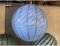 Blaue und milchig-weiße Spider Sphere Hängelampe aus Muranoglas von Simoeng 5