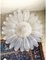 Venezianisches Sonnenblumen Murano Glas Weiß Wandmontage von Simoeng 2