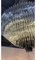 Transparenter und schwarzer Triedro Murano Glas Kronleuchter von Simoeng 4