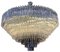 Transparent and Black Triedro Murano Glass Chandelier by Simoeng 1