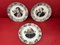 Assiettes Charles Dickens, Shakespeare & Robert Burns de Royal Doulton, Set de 3 1