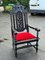 Antique Oak Country House Throne Armchair 2