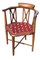 Antiker Sessel aus Mahagoni mit Intarsien 1