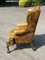 Tan Leather Buttoned Back Armchair 3