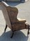 Tan Leather Buttoned Back Armchair 5