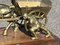 Large Brass Centrepiece of Farmer with His Horse & Cart 2