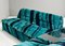 Saporiti P10 Proposals Modular Sofa by Giovanni Offredi, 1970s, Set of 4 7