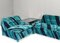 Saporiti P10 Proposals Modular Sofa by Giovanni Offredi, 1970s, Set of 4 12