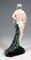 Statuetta grande Fan Lady di Stephan Dacon, 1930, Immagine 3