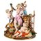 Grand Groupe de Figurines par MV Acier pour Meissen, Allemagne, 1850 1