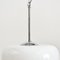 Lámpara colgante grande de opalino, años 50, Imagen 4