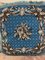 Cojín victoriano tardío de abalorios en azul, Imagen 2
