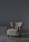 Danish Modern Lounge Chair in Oak and Sheepskin, Denmark, 1940s, Image 3
