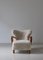 Danish Modern Lounge Chair in Oak and Sheepskin, Denmark, 1940s, Image 8
