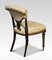 Ebony and Amboyna Side Chairs, Set of 4 2