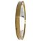 Mid-Century Modern Rounded Brass Mirror attributed to Glasmäster in Markaryd, Sweden, 1960s, Image 16