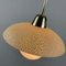 Cream Textured Glass and Brass Pendants, Sweden, 1950s 12