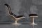 Lounge Chair and Footstool by Georges van Rijck for Beaufort, Belgium, 1970s, Set of 2 11
