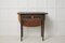 Small Antique Swedish Black Pine Extendable Table in Gustavian Style 2