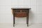 Small Antique Swedish Black Pine Extendable Table in Gustavian Style, Image 2