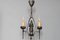 Gothic Revival Style Wrought Iron Chandelier with Knight, 1950s, Image 13