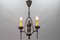 Gothic Revival Style Wrought Iron Chandelier with Knight, 1950s 9