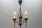 Gothic Revival Style Wrought Iron Chandelier with Knight, 1950s, Image 9