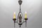 Gothic Revival Style Wrought Iron Chandelier with Knight, 1950s, Image 7