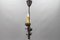 Gothic Revival Style Wrought Iron Chandelier with Knight, 1950s 10