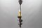 Gothic Revival Style Wrought Iron Chandelier with Knight, 1950s, Image 10