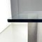 Italian Modern Rectangular Console Table in Glass and Cement, 1980s 7